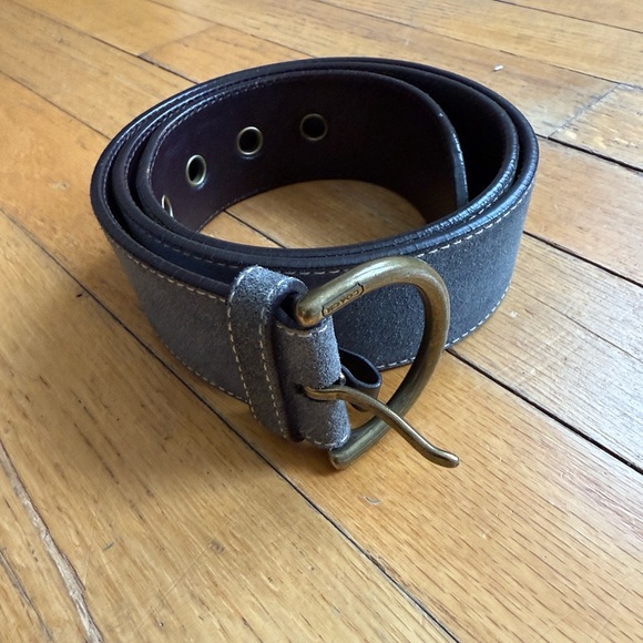 Coach suede belt main image 4
